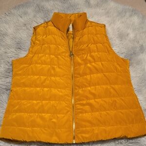 Michael Kors Women's Mustard Quilted Vest